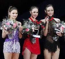 Figure skating: Zagitova wins Rostelecom Cup