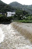 Heavy rain in southwestern Japan