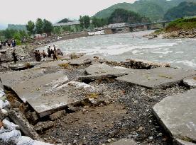 N. Korean floods believed to have left over 500 dead, missing