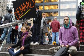 Occupy Wall St. protests in New York