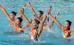 (2)Japan synchronized swim team claims Olympic berth