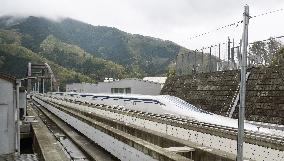 Japan's maglev train sets new world speed record of 603 kph