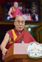 Dalai Lama attends ceremony to celebrate 80th birthday