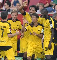 Kagawa scores 1st goal of season in Dortmund's win