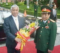 Japan, Vietnam defense chiefs meet in Hanoi