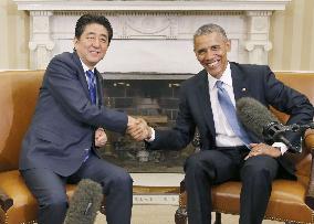 Abe, Obama hold summit talks