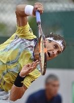 Ferrer reaches 3rd round at Roland Garros