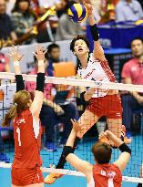 Japanese women win 5th straight match in World Cup volleyball