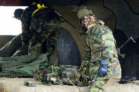 S. Korean soldiers on Yeonpyeong Island