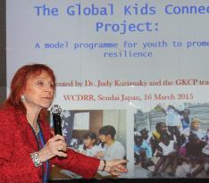 Psychologist links disaster-affected children around the world