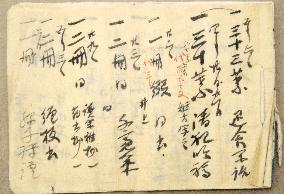 Transcripts by revolutionary feudal scholar Yoshida Shoin found