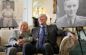 Japanese WWII soldier, British POW meet for reconciliation in London