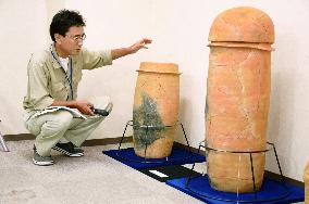 Earthenware vertical coffins discovered in Nara