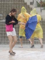 Typhoon Chan-hom moves through Okinawa