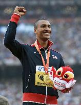 Ashton Eaton wins men's decathlon at world championships