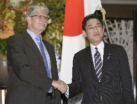 Foreign minister, next U.N. General Assembly chair meet in Tokyo