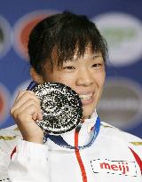 Kawai wins silver medal in women's freestyle 63-kg class