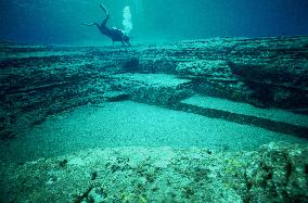 Underwater ruins in Okinawa