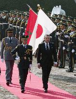 Morocco's King Mohammed visiting Japan