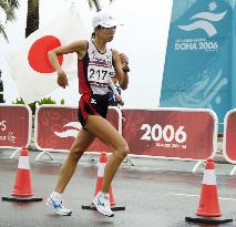 Sakakura wins silver in women's 20km walk at Asian Games