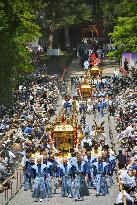 Samurai procession at Nikko Toshogu shrine re-creates 1617 parade