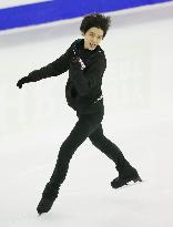 Hanyu in official practice for Grand Prix Final