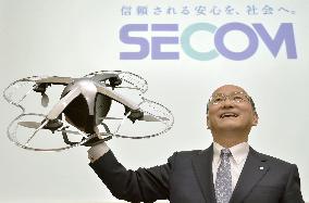 Secom to start surveillance service using drones