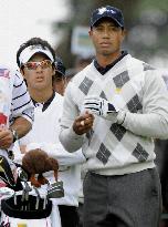 Ishikawa, Woods play Presidents Cup