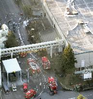 Fire at Nissan Motor plant in Tochigi Pref., nobody hurt