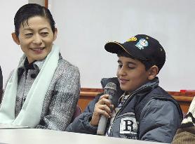 Iraqi boy to have eye operation in Tokyo next week