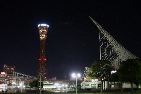 Landmarks blacked out to save energy