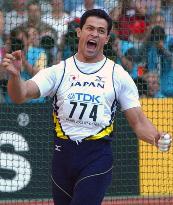 Murofushi settles for bronze in hammer at world athletics