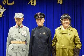 Ex-soldiers don KMT reproduced uniforms of war against Japan
