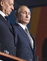 Putin attends world aquatics championships opening ceremony