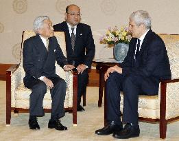 Japanese emperor meets Serbian president Tadic
