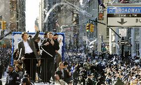 N.Y. Yankees World Series victory parade in N.Y.