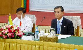 Business leaders of western Japan, Myanmar meet press