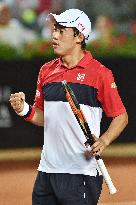 Nishikori books quarterfinal match against Djokovic in Rome