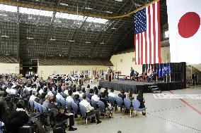 U.S. forces Japan change of command ceremony takes place