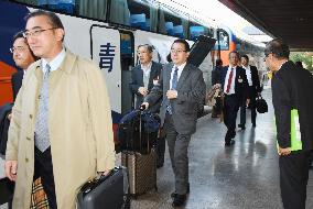 Japanese business delegation arrives in Beijing