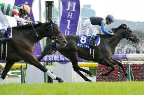 Lovely Day wins autumn run of Emperor's Cup G1 horse race