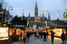 Vienna's Christmas market feels impact of terror attacks, migrants