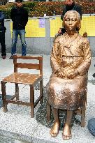'Comfort women' statue in Seoul