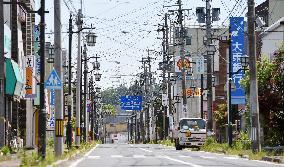 Fukushima town remains empty amid continued evacuation