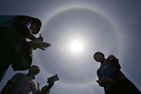 Circular rainbow seen in Vancouver during FIFA Women's World Cup