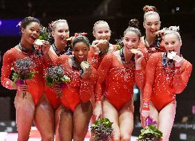 U.S. claims women's team title at world gymnastics c'ships