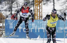 Japan's Kobayashi wins silver in 7.5 km biathlon