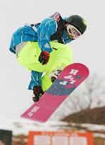 Aono wins men's halfpipe event