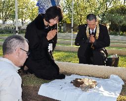 Ex-Japan POW's ashes found in Australia returned