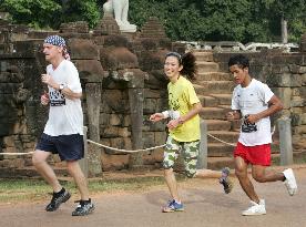 Half marathon at Angkor Wat
